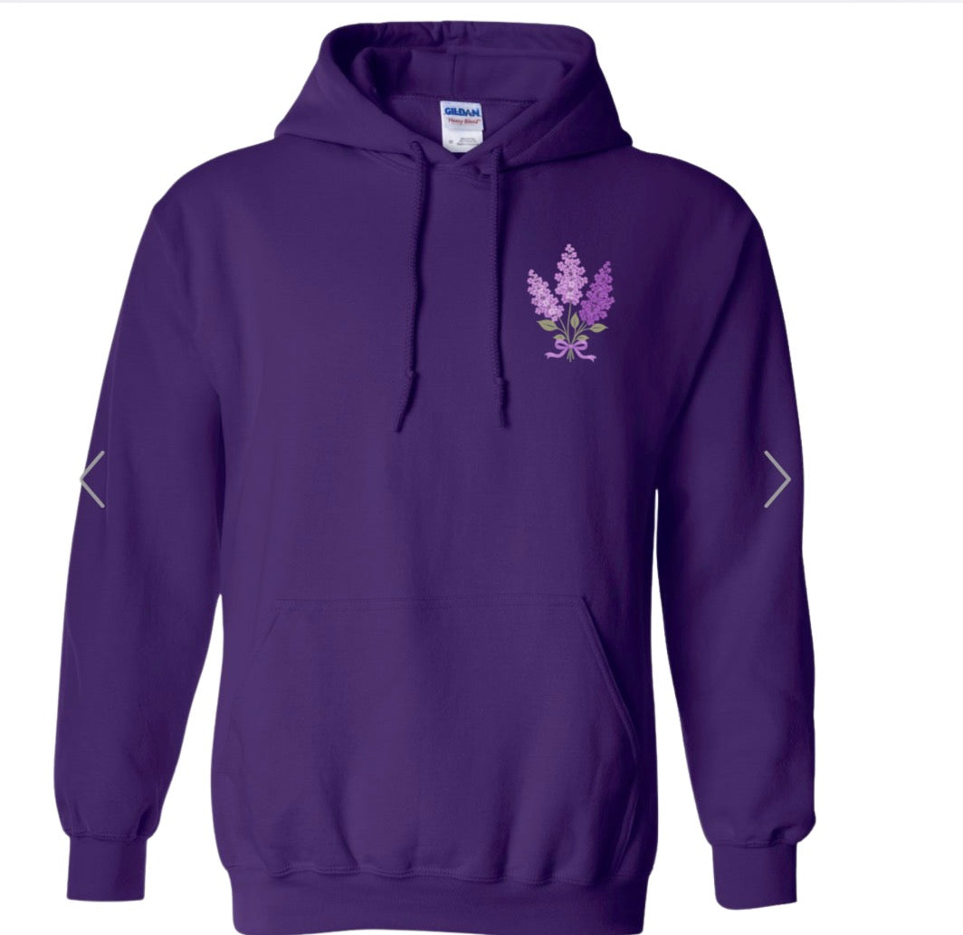 Adult Spokane Lilac Purple Gildan Hoodie