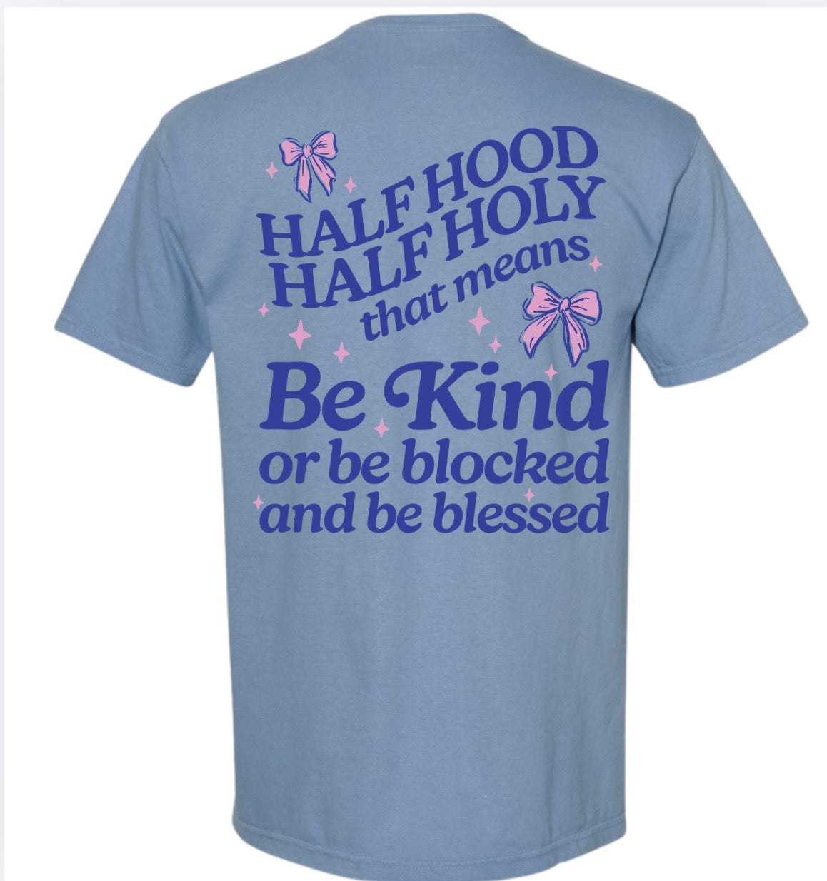 Adult Half Holy Denim CC Tshirt