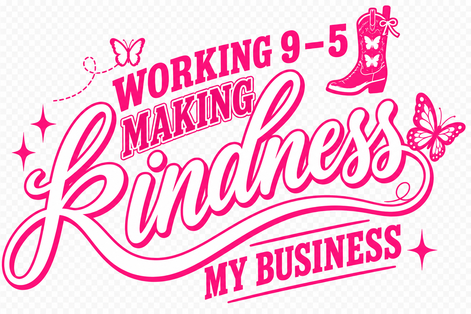 Working 9-5 sticker