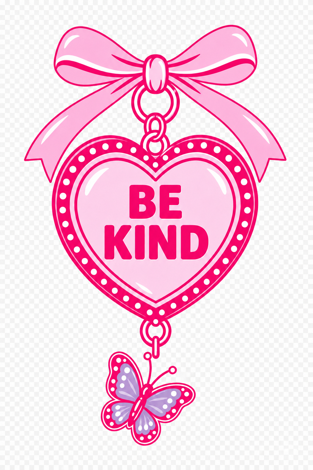 Be kind locket sticker