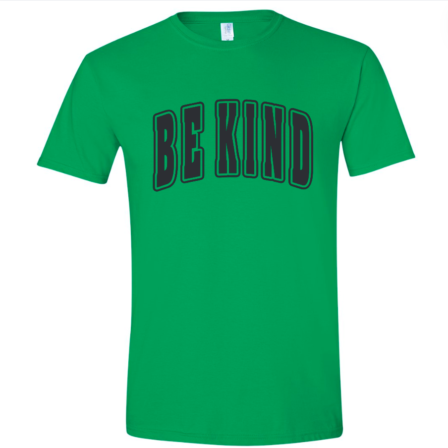 LK Kids Bold Be Kind Green Tshirt