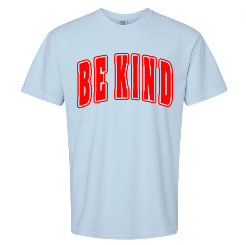 AA- Kids Red Bold Puff Light Blue T-Shirt