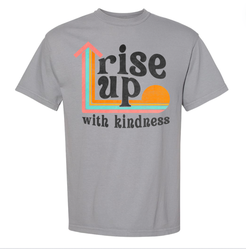 AA - Adult Rise Up with Kindness Grey T-Shirt