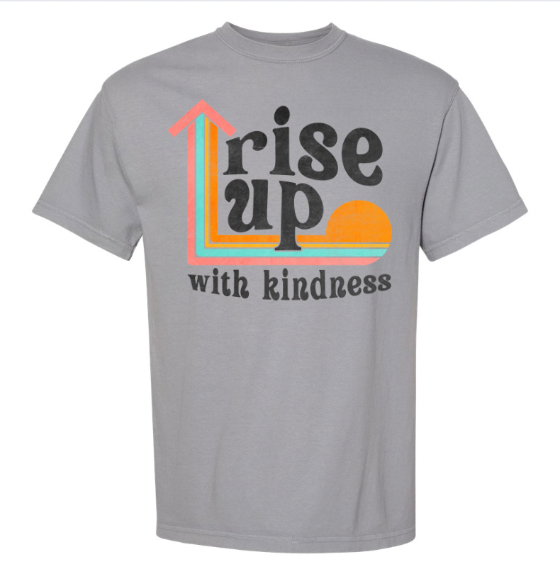 AA - Kids Rise Up with Kindness Grey T-Shirt