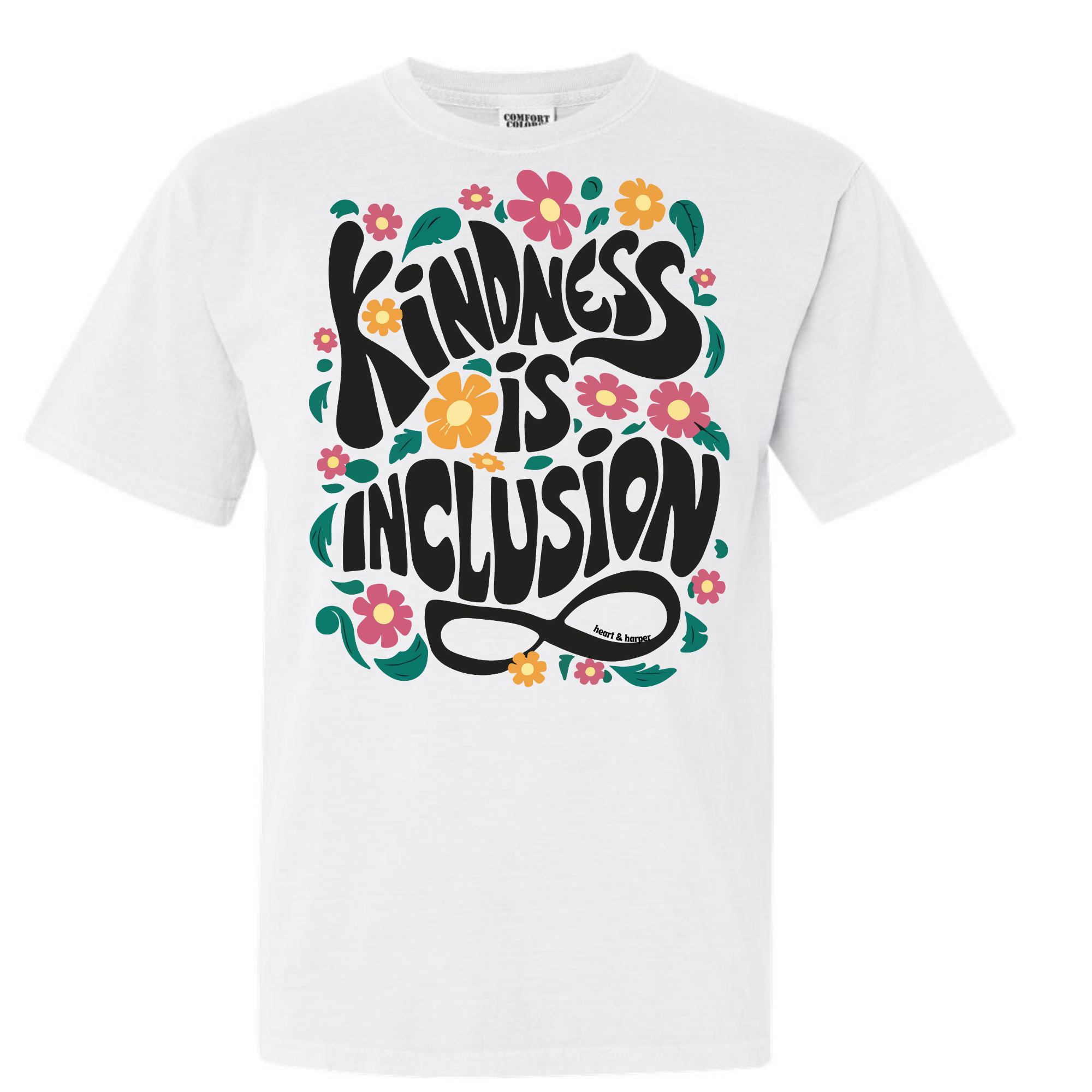 Kindness Is Inclusion White T-Shirt