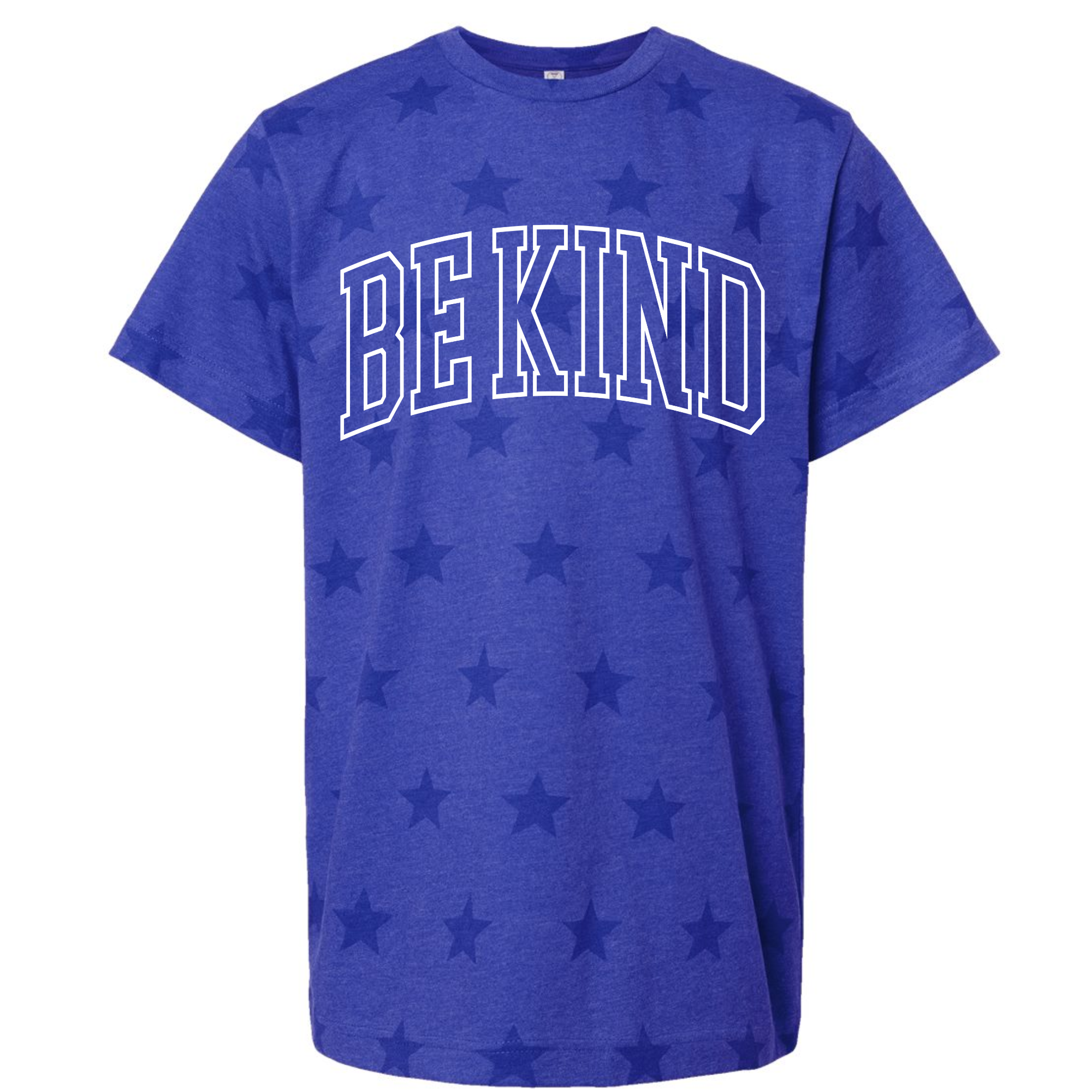 Blue Star Be Kind Outline T-Shirt