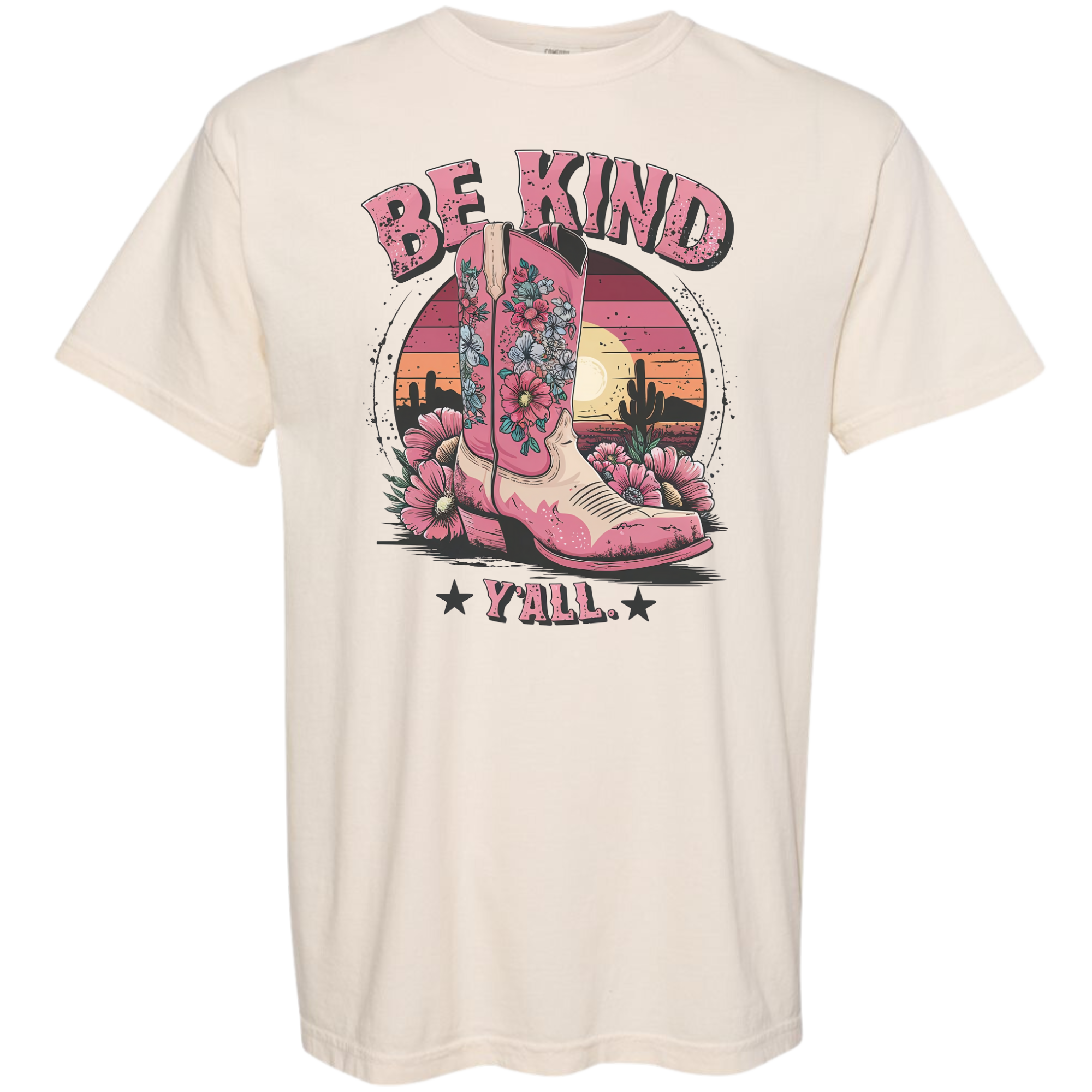 Be Kind Y'all Boot T-Shirt