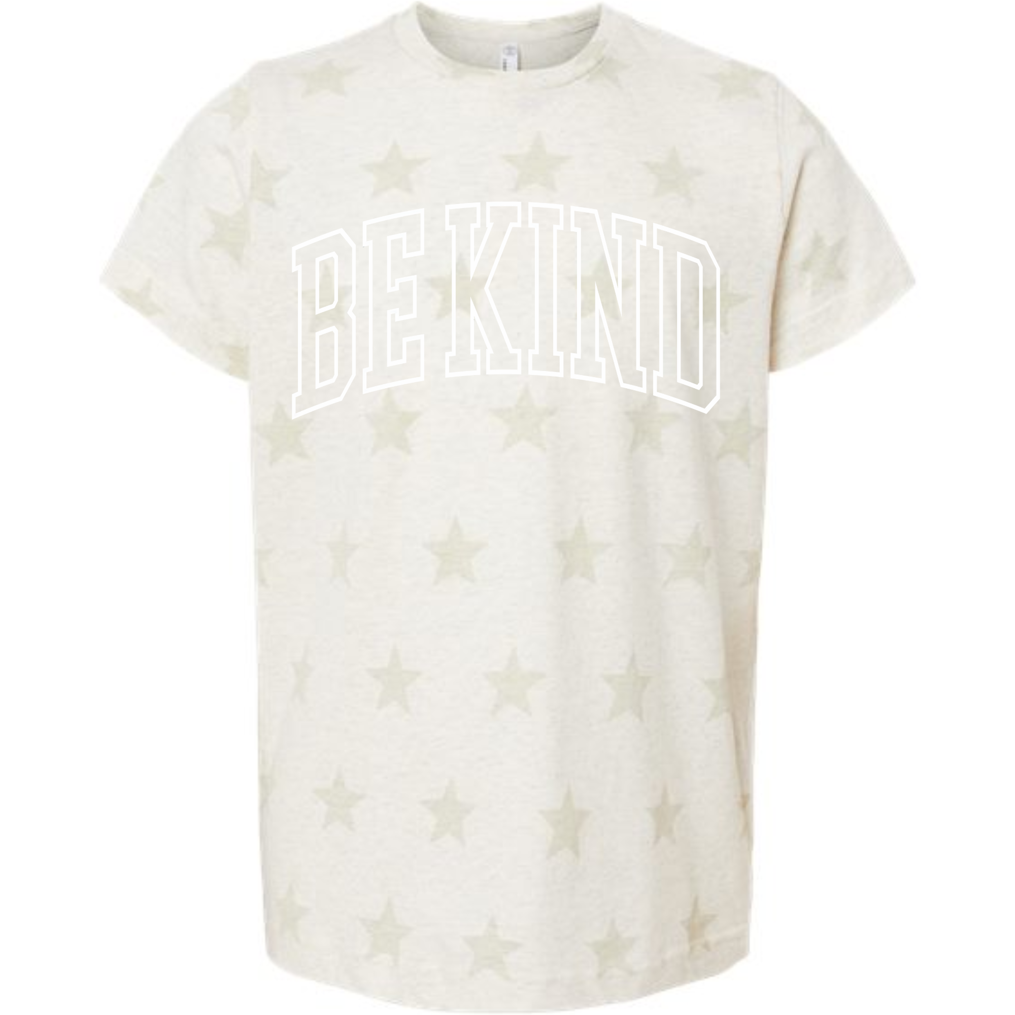 Tan Star Be Kind Outline T-Shirt